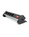 digitus Listwa zasilająca biurowa 45 stopni  4 gniazdowa, 2x USB (5V/2A) z możliwością obrotu o 290 stopni  aluminiowa HQ - nr 85