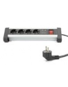 digitus Listwa zasilająca biurowa 45 stopni  4 gniazdowa, 2x USB (5V/2A) z możliwością obrotu o 290 stopni  aluminiowa HQ - nr 9