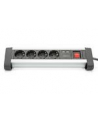 digitus Listwa zasilająca biurowa 45 stopni  4 gniazdowa, 2x USB (5V/2A) z możliwością obrotu o 290 stopni  aluminiowa HQ - nr 13