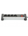 digitus Listwa zasilająca biurowa 45 stopni  4 gniazdowa, 2x USB (5V/2A) z możliwością obrotu o 290 stopni  aluminiowa HQ - nr 20