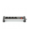 digitus Listwa zasilająca biurowa 45 stopni  4 gniazdowa, 2x USB (5V/2A) z możliwością obrotu o 290 stopni  aluminiowa HQ - nr 36