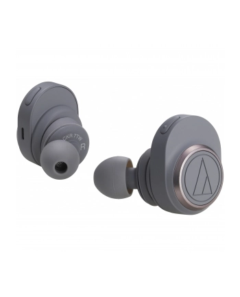 Audio Technica ATH-CKR7TWGY Wireless Headphones, Brown Grey