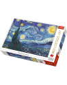 Puzzle 1000el Gwiaździsta noc Vincent van Gogh 10560 TREFL - nr 1
