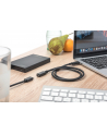 assmann Kabel przedłużający USB 3.1 Gen.2 SuperSpeed+ 10Gbps Typ USB C/USB C M/Ż, PD, czarny 0,7m - nr 60
