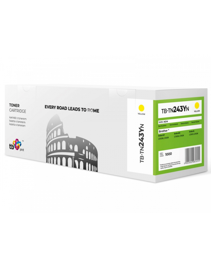 tb print Toner do Brother TN243Y TB-TN243YN YE 100% nowy główny