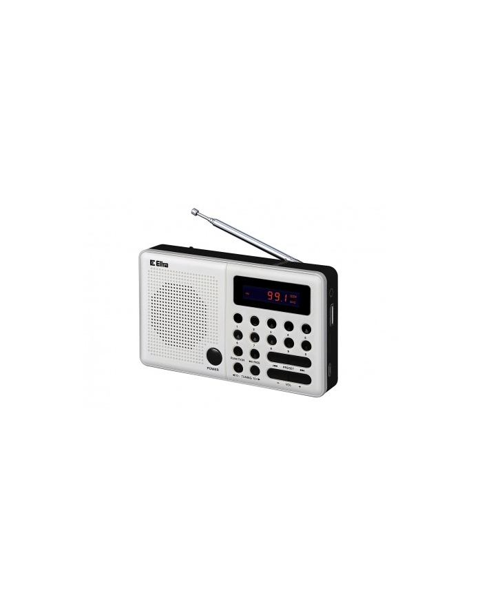 eltra Radio Pliszka USB, FM białe główny