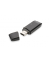 digitus Czytnik kart 2-portowy USB 2.0 HighSpeed SD/Micro SD, kompaktowy, czarny - nr 18