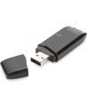 digitus Czytnik kart 2-portowy USB 2.0 HighSpeed SD/Micro SD, kompaktowy, czarny - nr 6
