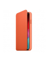 apple Etui skórzane folio iPhone XS Max - oranż - nr 5