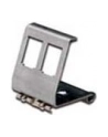 Adapter DIN na dwa moduły typu Keystone (2xKeystone) montaż pod kątem 45 stopni  metalowy - nr 8