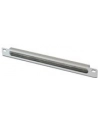 Organizer kablowy poziomy z przepustem szczotkowym 10 cali (254mm) 0.5U 22x254x12mm, szary (RAL 7035) - nr 23