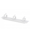 Organizer kablowy poziomy typu RING 10 cali (254mm) 1U 44x254x60mm, szary (RAL 7035) - nr 30