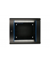 Szafka wisząca rack 6U 600x600 czarna dwusekcyjna - nr 46
