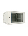 Szafka wisząca rack 6U 600x600 szara dwusekcyjna - nr 29