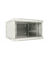 Szafka wisząca rack 6U 600x600 szara dwusekcyjna - nr 30