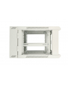 Szafka wisząca rack 6U 600x600 szara dwusekcyjna - nr 33