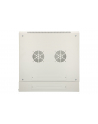 Szafka wisząca rack 9U 600x600 szara dwusekcyjna - nr 22