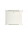 Szafka wisząca rack 12U 600x600 szara metalowe drzwi - nr 4