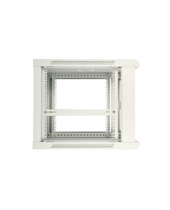 Szafka wisząca rack 9U 600x450 szara metalowe drzwi nr 2