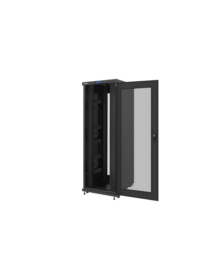 Szafa rack stojąca 19 cali 37U 800x1000mm czarna (drzwi perforowane LCD) główny
