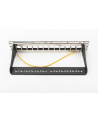 DIGITUS Patch panel 10'' 12-port.  1U modularny Keystone wspornik czarny - nr 18