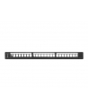 Lanberg keystone Patch Panel 19''z organizerem, 24 port  1U, czarny - nr 12