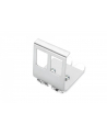 Adapter DIN na dwa moduły typu Keystone (2xKeystone) montaż pod kątem 45 stopni  metalowy - nr 12