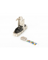 Wtyczka ekranowana RJ45 kat.6A do montażu AWG 22-27, 10 GBit Ethernet, PoE+ - nr 3