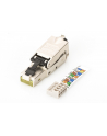 Wtyczka ekranowana RJ45 kat.6A do montażu AWG 22-27, 10 GBit Ethernet, PoE+ - nr 43