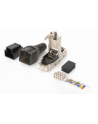 Wtyczka ekranowana RJ45 kat.6A do montażu AWG 22-27, 10 GBit Ethernet, PoE+ - nr 47
