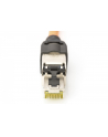 Wtyczka ekranowana RJ45 kat.6A do montażu AWG 22-27, 10 GBit Ethernet, PoE+ - nr 48