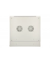 Szafka wisząca rack 12U 600x600 szara dwusekcyjna - nr 10