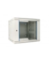 Szafka wisząca rack 12U 600x600 szara dwusekcyjna - nr 30