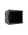 Szafka wisząca rack 6U 600x600 czarna dwusekcyjna - nr 27