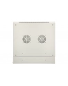 Szafka wisząca rack 6U 600x600 szara dwusekcyjna - nr 37