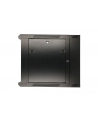 Szafka wisząca rack 9U 600x600 czarna dwusekcyjna - nr 24