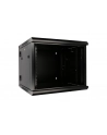 Szafka wisząca rack 9U 600x600 czarna dwusekcyjna - nr 30