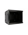 Szafka wisząca rack 9U 600x600 czarna dwusekcyjna - nr 44