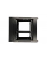Szafka wisząca rack 9U 600x600 czarna dwusekcyjna - nr 51