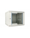 Szafka wisząca rack 9U 600x600 szara dwusekcyjna - nr 22