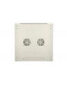 Szafka wisząca rack 9U 600x450 szara metalowe drzwi - nr 16