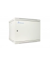 Szafka wisząca rack 9U 600x600 szara metalowe drzwi - nr 2
