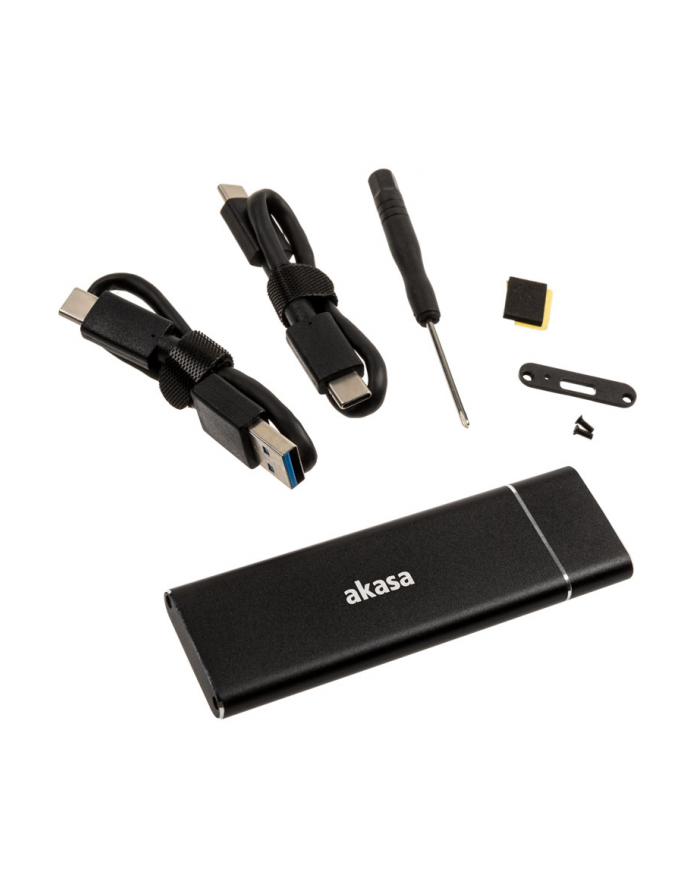 Akasa aluminiowa obudowa dysku M.2 SATA SSD, USB 3.1 Gen2 główny