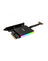 Akasa Adapter Dual M.2 SSD - PCIe z chłodzeniem i oświetleniem RGB LED - nr 17