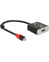 Delock Adapter mini Displayport 1.2 męski > HDMI żeński 4K 60 Hz aktywne - nr 9