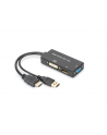 Adapter HDMI / USB 4K 30Hz UHD HDMI A / USB na DisplayPort+DVI+VGA czarny 0,2m - nr 14