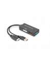 Adapter HDMI / USB 4K 30Hz UHD HDMI A / USB na DisplayPort+DVI+VGA czarny 0,2m - nr 15