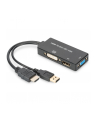 Adapter HDMI / USB 4K 30Hz UHD HDMI A / USB na DisplayPort+DVI+VGA czarny 0,2m - nr 16