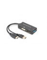 Adapter HDMI / USB 4K 30Hz UHD HDMI A / USB na DisplayPort+DVI+VGA czarny 0,2m - nr 6