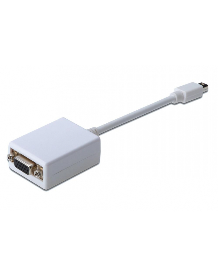 Kabel Mini Displayport 1080p 60Hz FHD Typ mDP/VGA M/Ż biały 0,15m główny